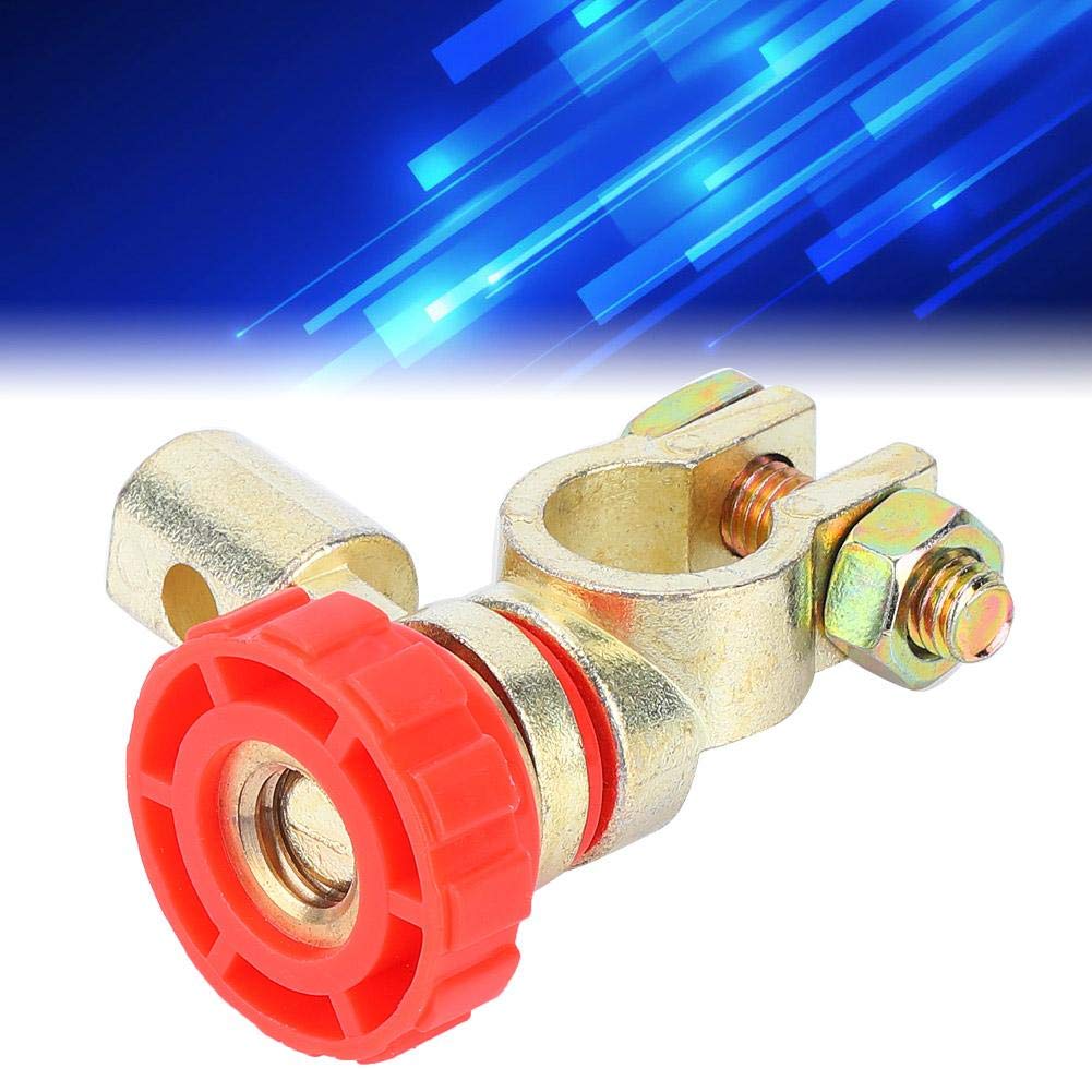 12V Car Battery Disconnect Switch - Heavy Duty Master Isolator with Terminal Link for Marine, RV, Truck & Off-Road Vehicles - Perfect for Winter Storage & Security Protection