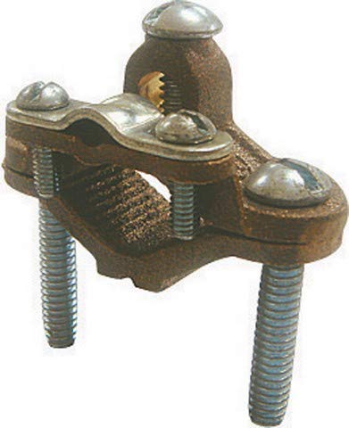 0.5-1 Inch Ground Clamp - Heavy Duty Copper Grounding Clamp for Electrical and Solar Panel Installations | Perfect for Home, RV, and Industrial Use