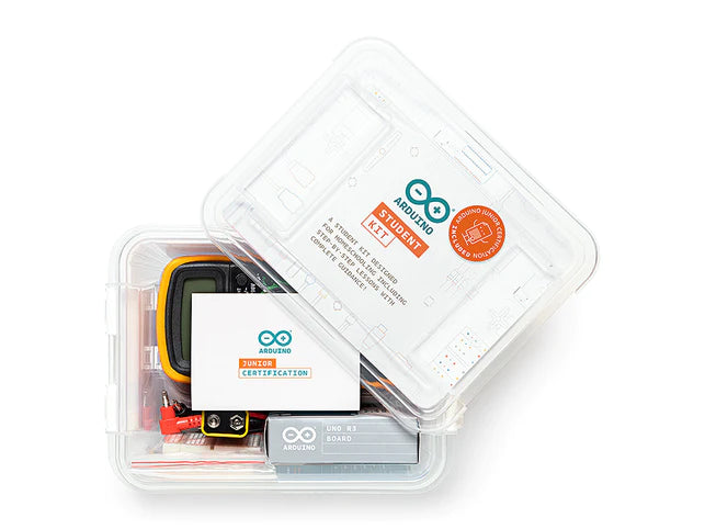 Arduino Junior Certification Bundle: Starter Kit & Online Exam for Kids - Perfect for STEM Learning, Robotics Projects & School Science Labs