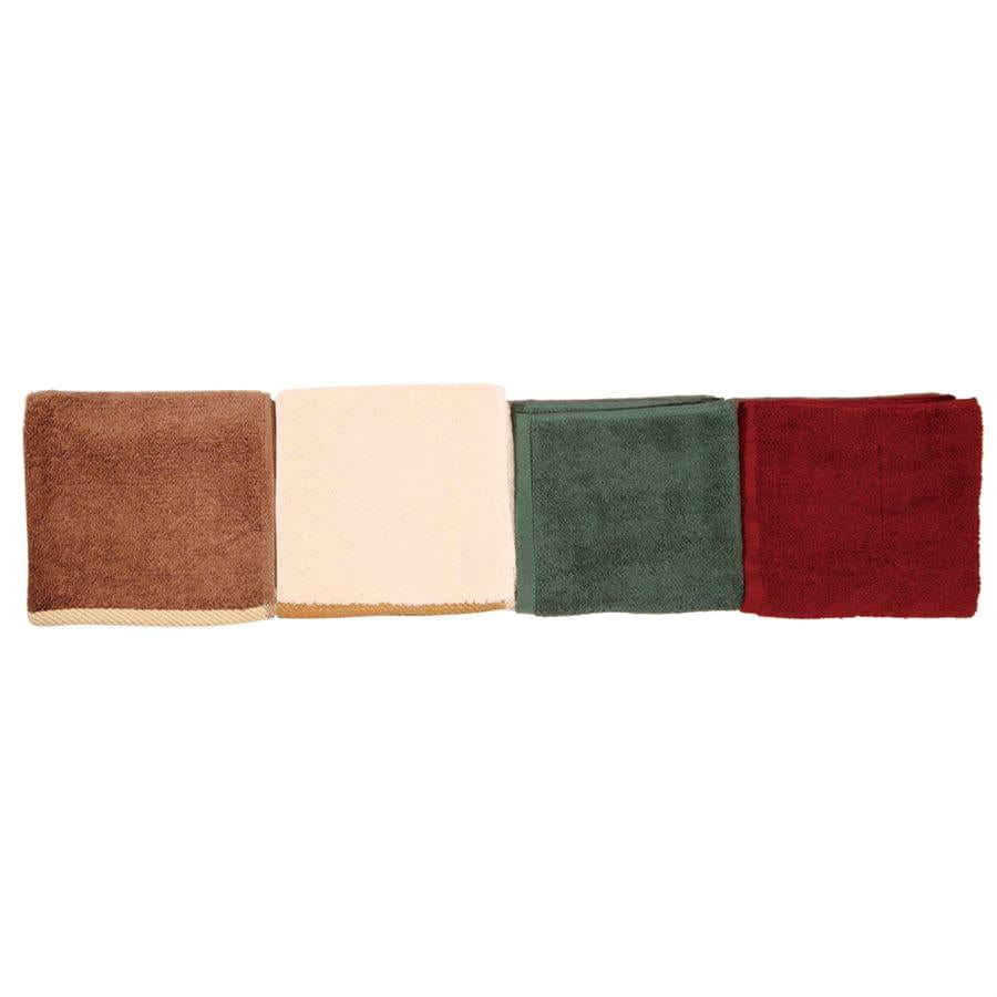 Soft & Absorbent 4-Pack Washcloths for Face & Body - Gentle Exfoliating Bath Towels for Spa, Baby, Makeup Removal & Daily Skincare