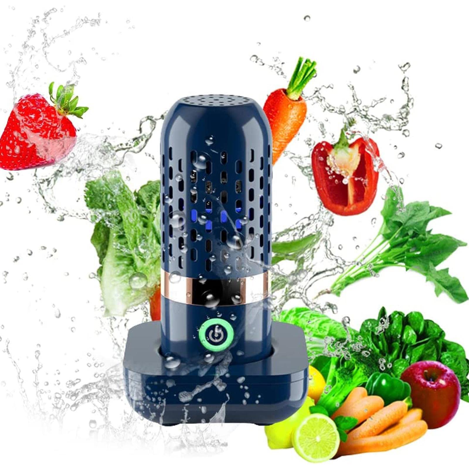 RANRAO Fruit and Vegetable Washing Machine - Electric Fruit Purifier & Cleaner for Fresh Produce | Waterproof Kitchen Appliance for Washing Berries, Leafy Greens, and Organic Fruits | Perfect for Home, Restaurant, and Healthy Lifestyle