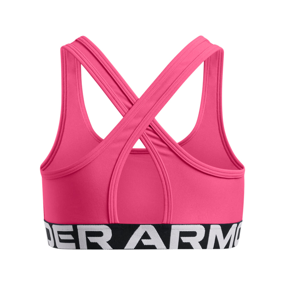 Under Armour Girls' Crossback Sports Bra for Youth - Lightweight & Supportive for Running, Yoga & Active Play