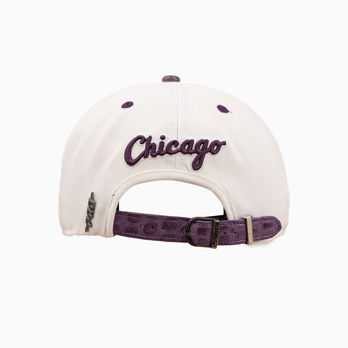 Chicago White Sox MLB Official Leather Visor Flat Hat - Adjustable Snapback for Baseball Fans, Outdoor Sports & Casual Wear