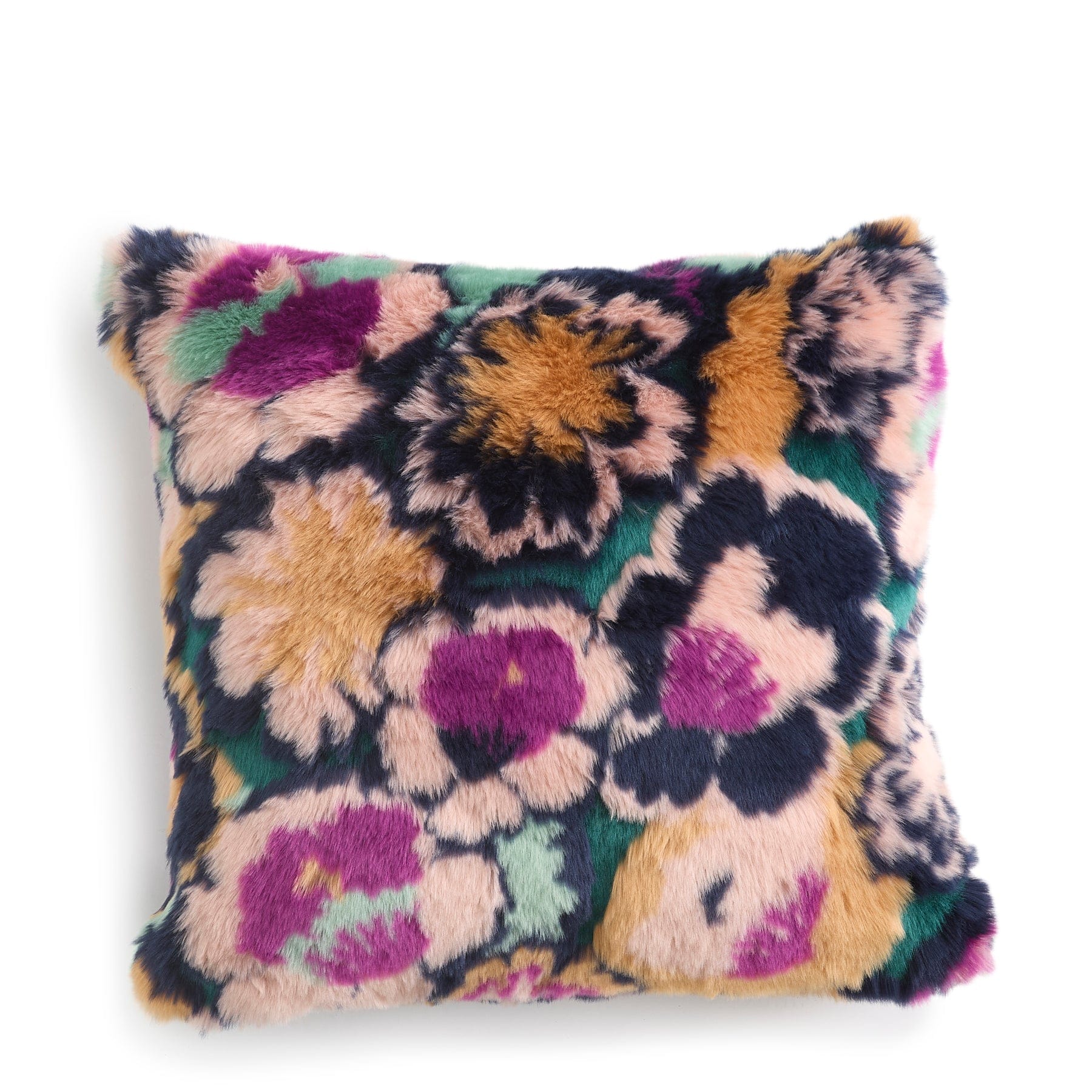 Luxury Faux Fur Throw Pillow - Soft Decorative Cushion Cover for Sofa, Bed & Home Decor - Cozy Living Room & Bedroom Accent Pillow