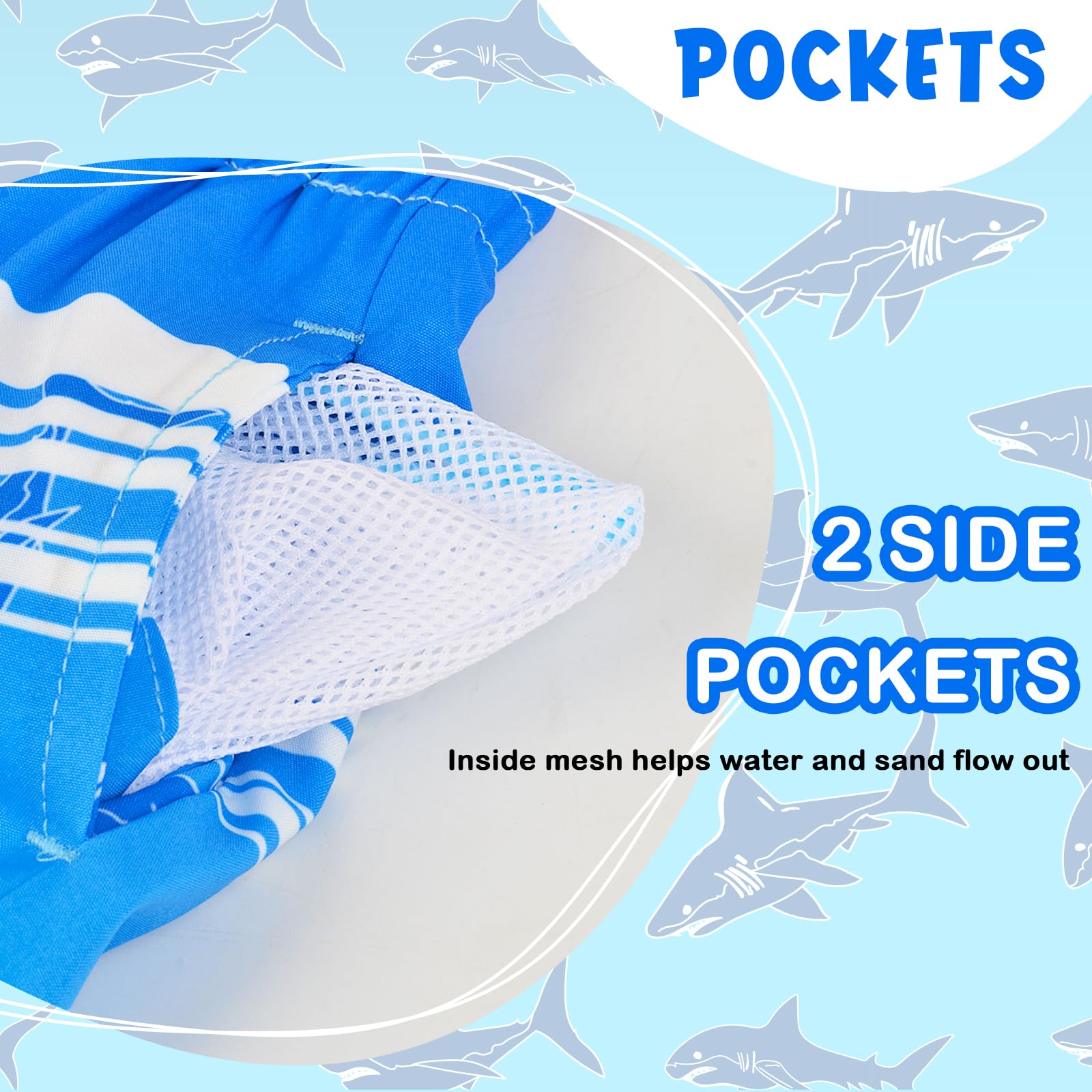 **Boys Swim Trunks with Compression Liner - Quick Dry Bathing Suits for Youth & Teens (Ages 7-16) - Perfect for Swimming, Beach, and Pool Activities**