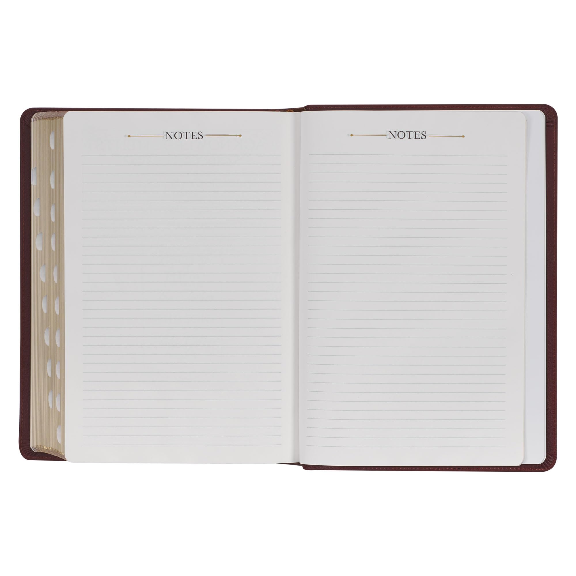 KJV Study Bible - Premium Full Grain Leather, Thumb Index, King James Version Holy Bible, Saddle Tan (Standard Print) | Perfect for Bible Study, Church Services & Christian Devotionals