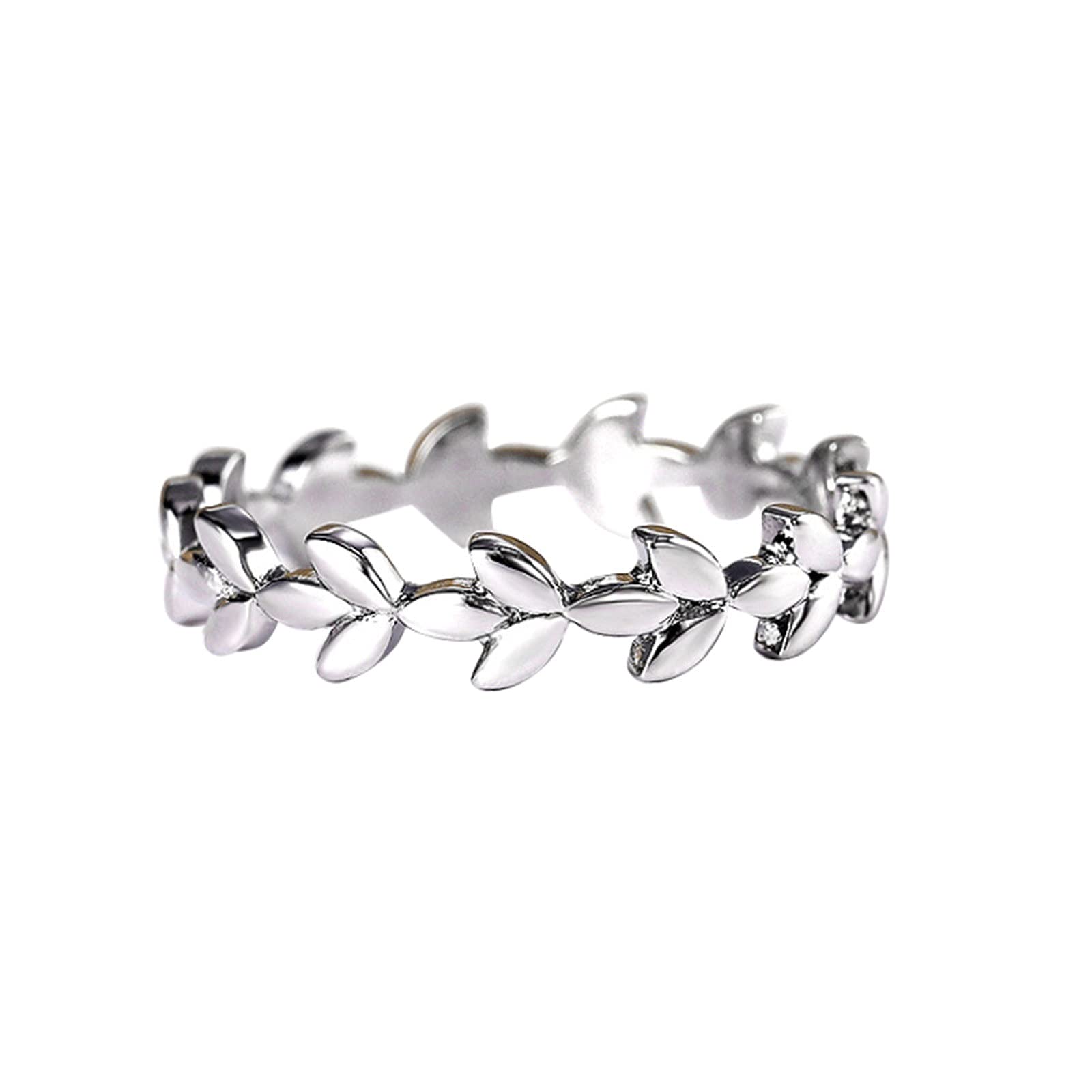 Leaf Tree Ring Vine Rose Gift Ring - Elegant Copper, Gold & Silver Fashion Rings for Women - Perfect for Weddings, Parties & Everyday Wear