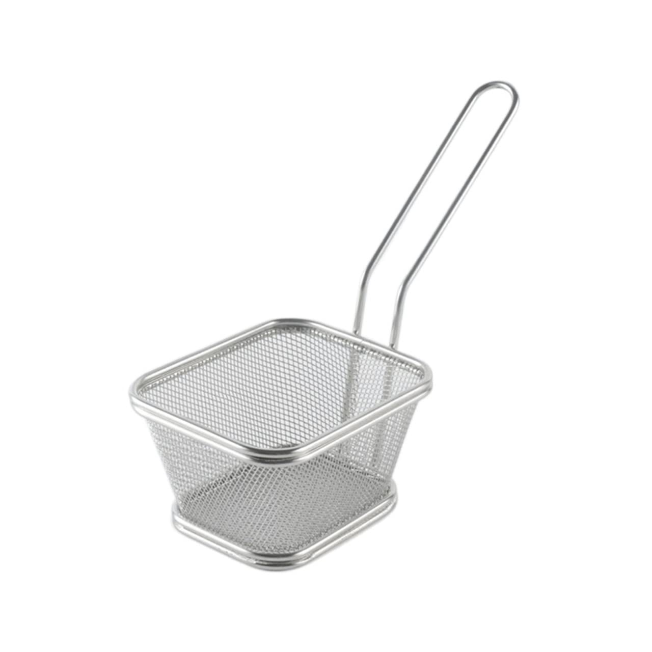 Stainless Steel Fry Basket for French Fries - TOMYEUS Durable Frying Net with Strainer for Snacks, Restaurants & Home Use - Perfect for Deep Frying, Draining Oil & Cooking Crispy Foods (Color: 02)