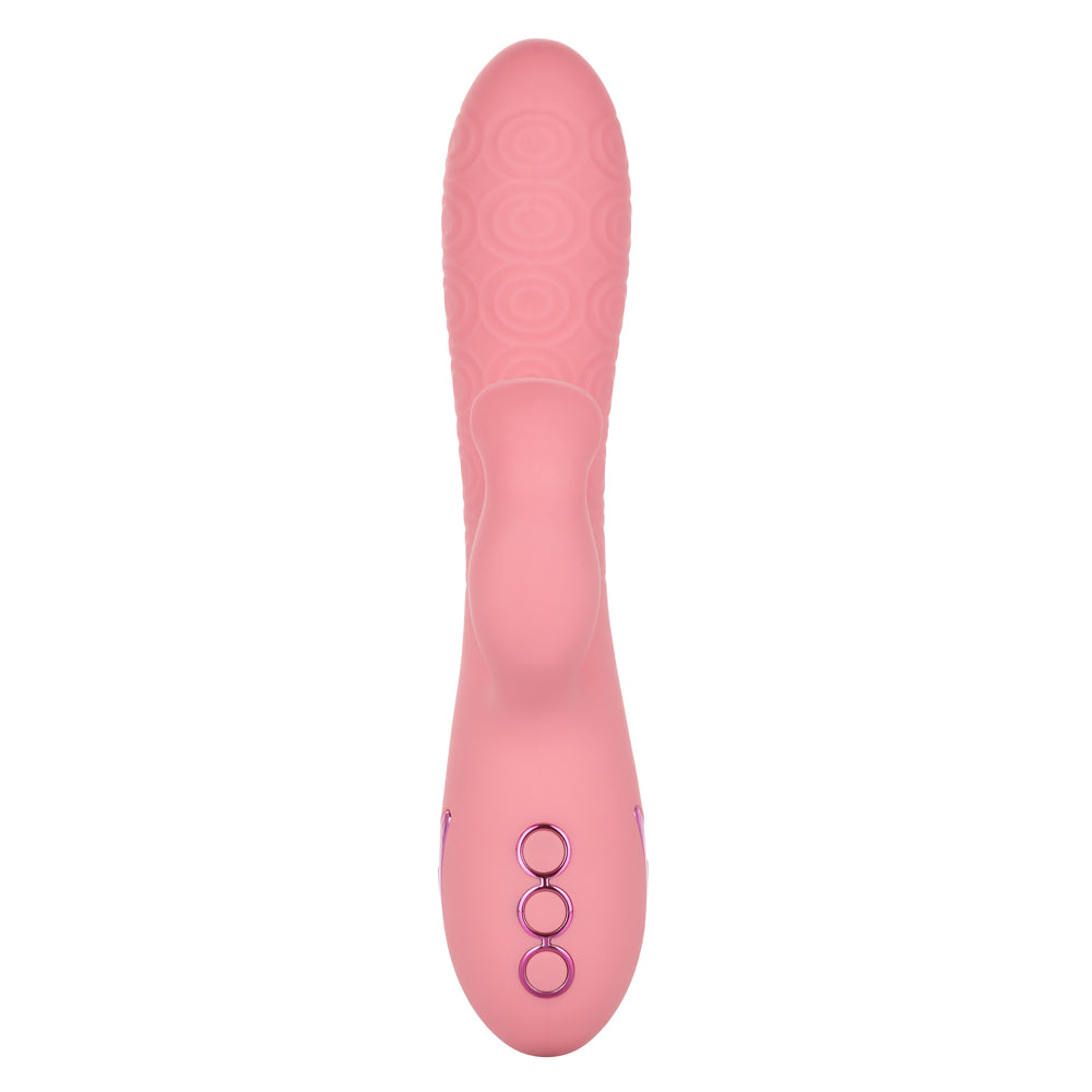 California Dreaming Pasadena Player Rotating Rabbit Vibrator - Dual Motor G-Spot & Clitoral Stimulator for Women - Perfect for Solo Play & Couples Intimacy