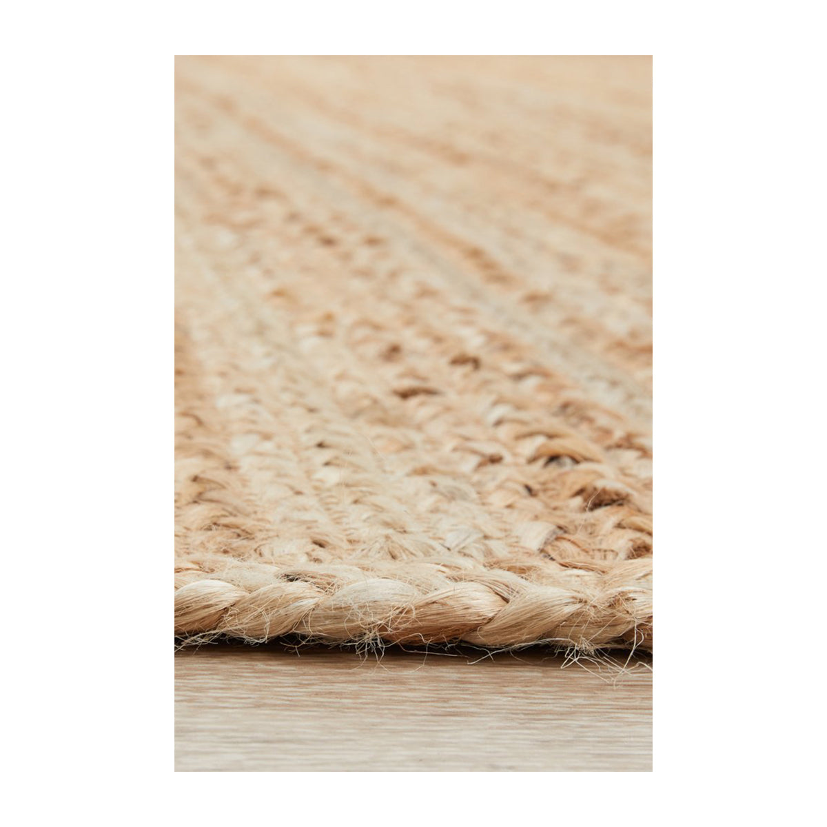 Bondi Rectangle Jute Rug - Natural Fiber Area Rug for Living Room, Bedroom & Home Decor | Eco-Friendly & Durable Floor Mat