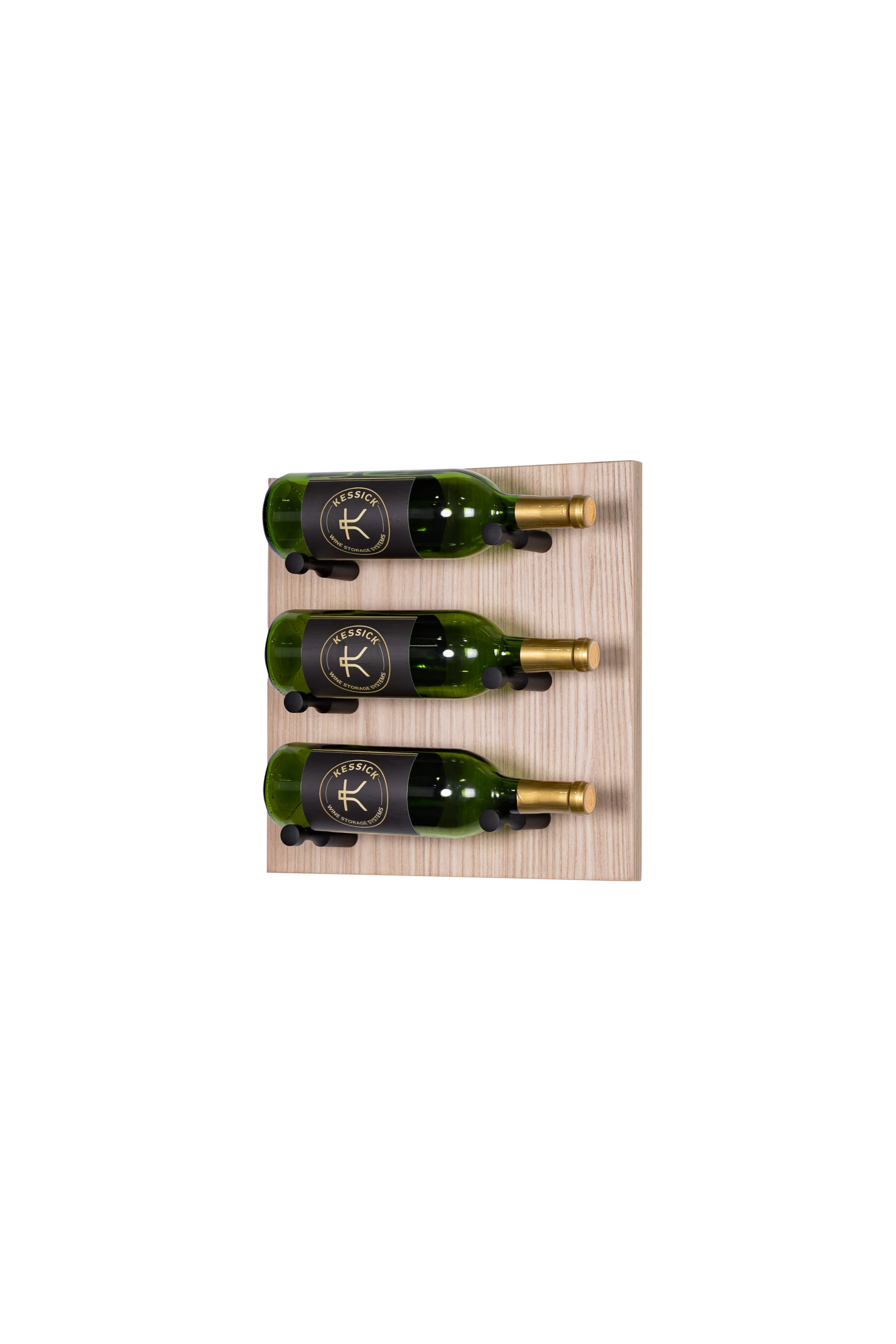 Kessick Wine as Art 14x14 Inch Wall Mounted Textured Panel Wine Rack - Perfect for Home Bar, Kitchen Decor & Wine Storage Organization