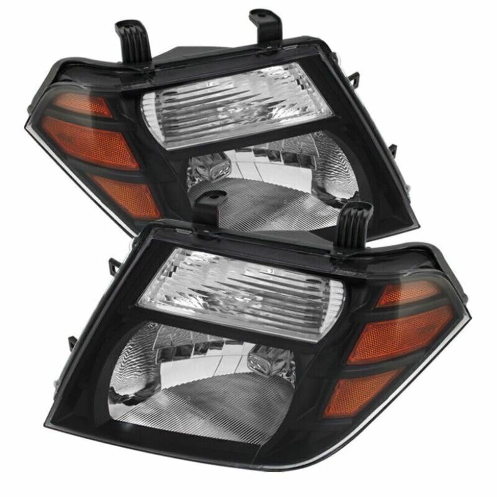 xTune Auto 5072887 Crystal Headlights - Black/Clear LED Headlight Assembly for Cars, Trucks & SUVs - High Brightness & Weatherproof Design for Night Driving & Off-Road Adventures