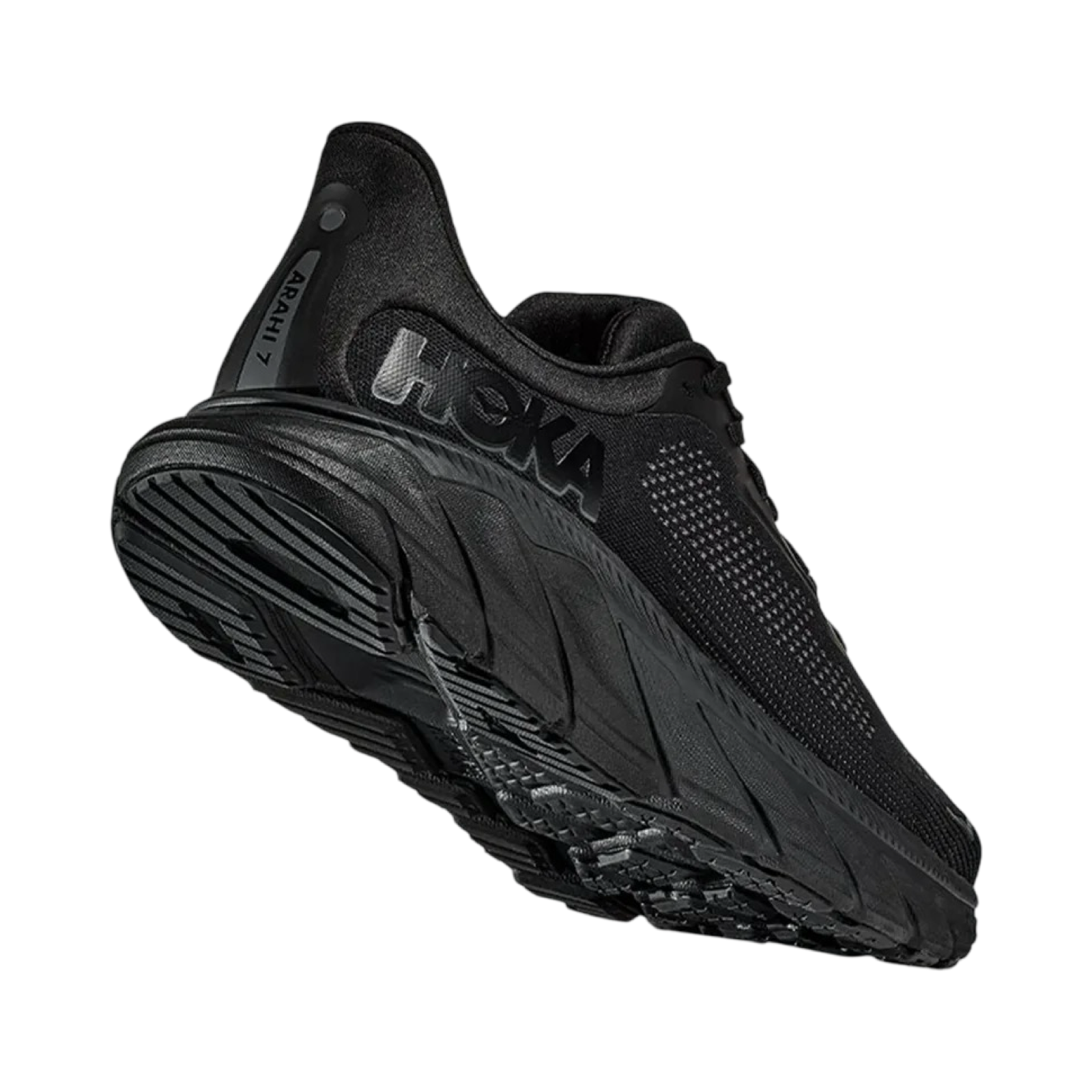 Hoka Arahi 7 Men's Running Shoes 2E Wide Width - Black | Stability & Support for Road Running, Jogging, and Daily Wear