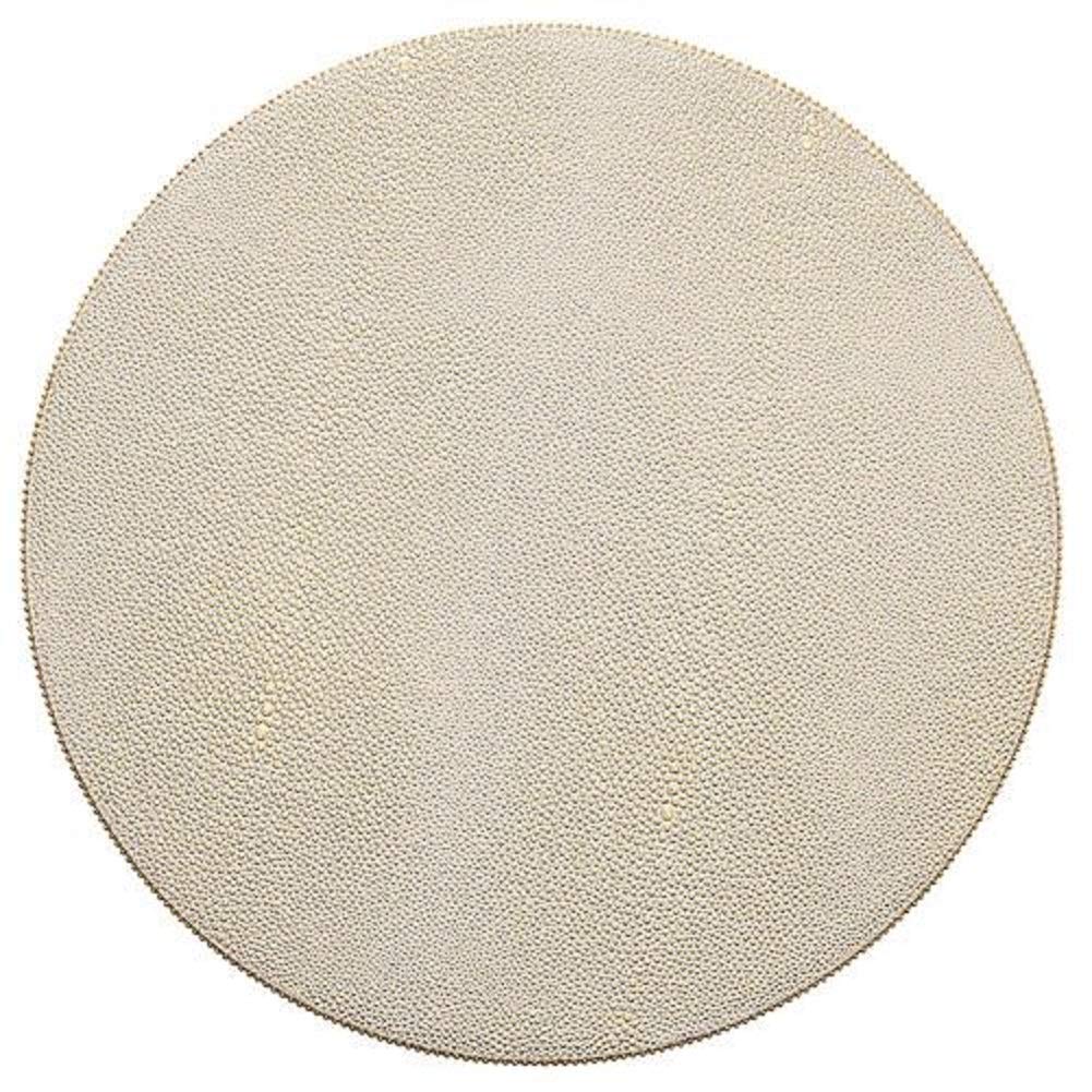 Kim Seybert Pebble Placemat Set of 4 - Gold Luxury Table Mats for Dining, Entertaining & Holiday Decor - Elegant Place Settings for Dinner Parties, Weddings & Special Occasions
