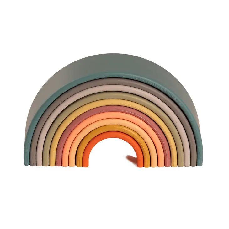 dëna Nature Rainbow 10-Piece Medium Hair Clips Set - Colorful Hair Accessories for Women & Girls - Perfect for School, Parties & Everyday Styling