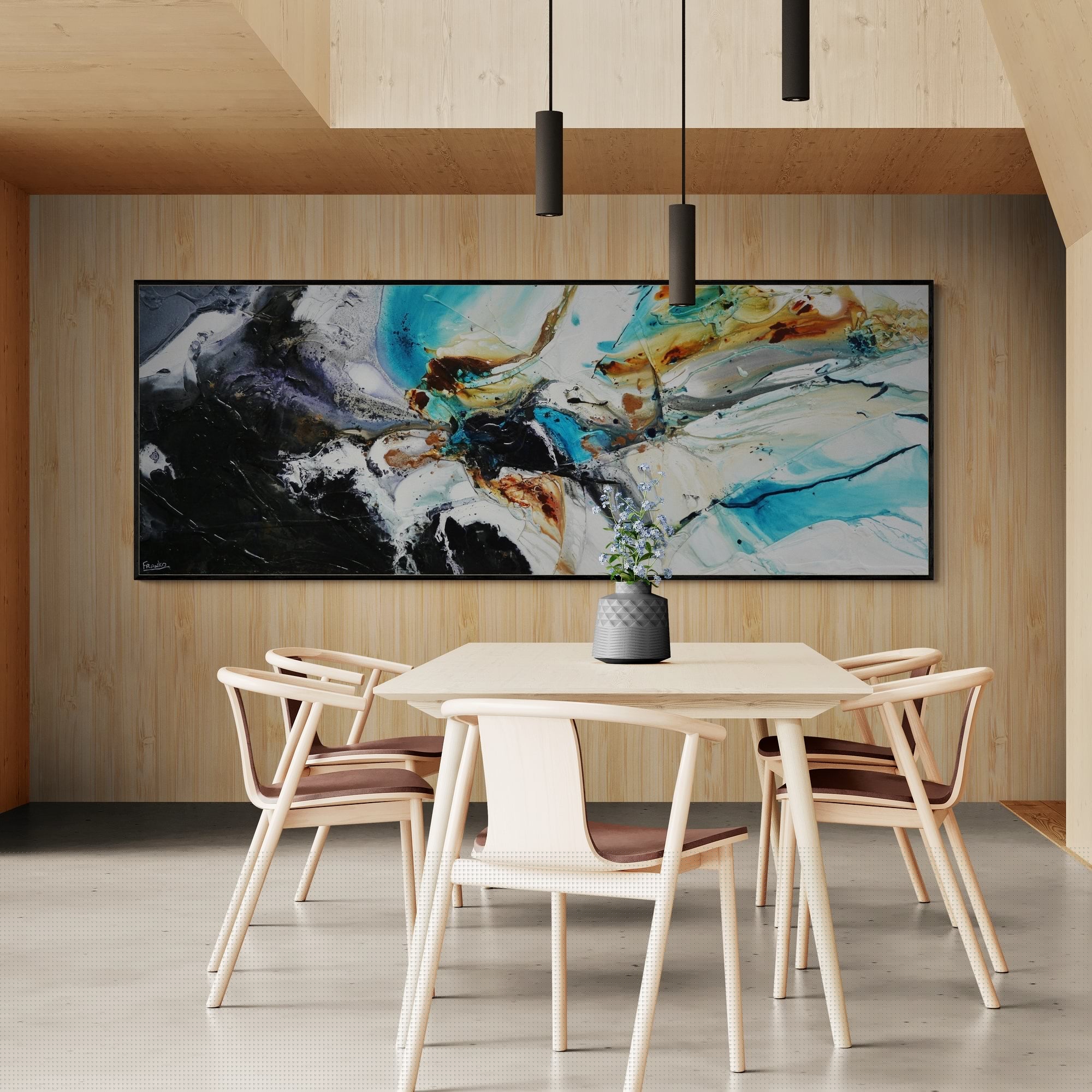 Abstract Textured Wall Art Painting 106