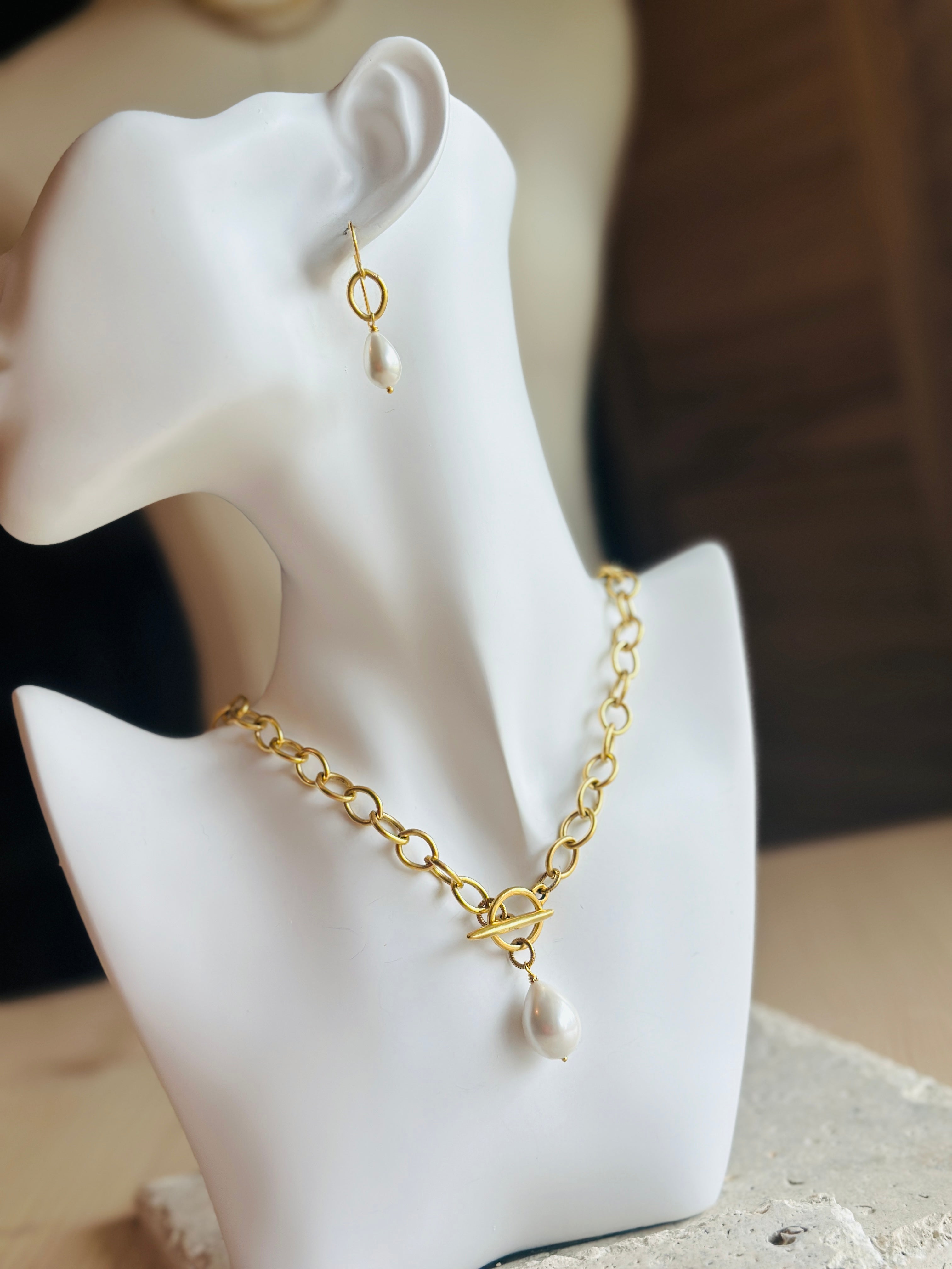Giselle Elegant Dangle Earrings for Women - Gold Plated Fashion Jewelry for Party, Wedding & Everyday Wear