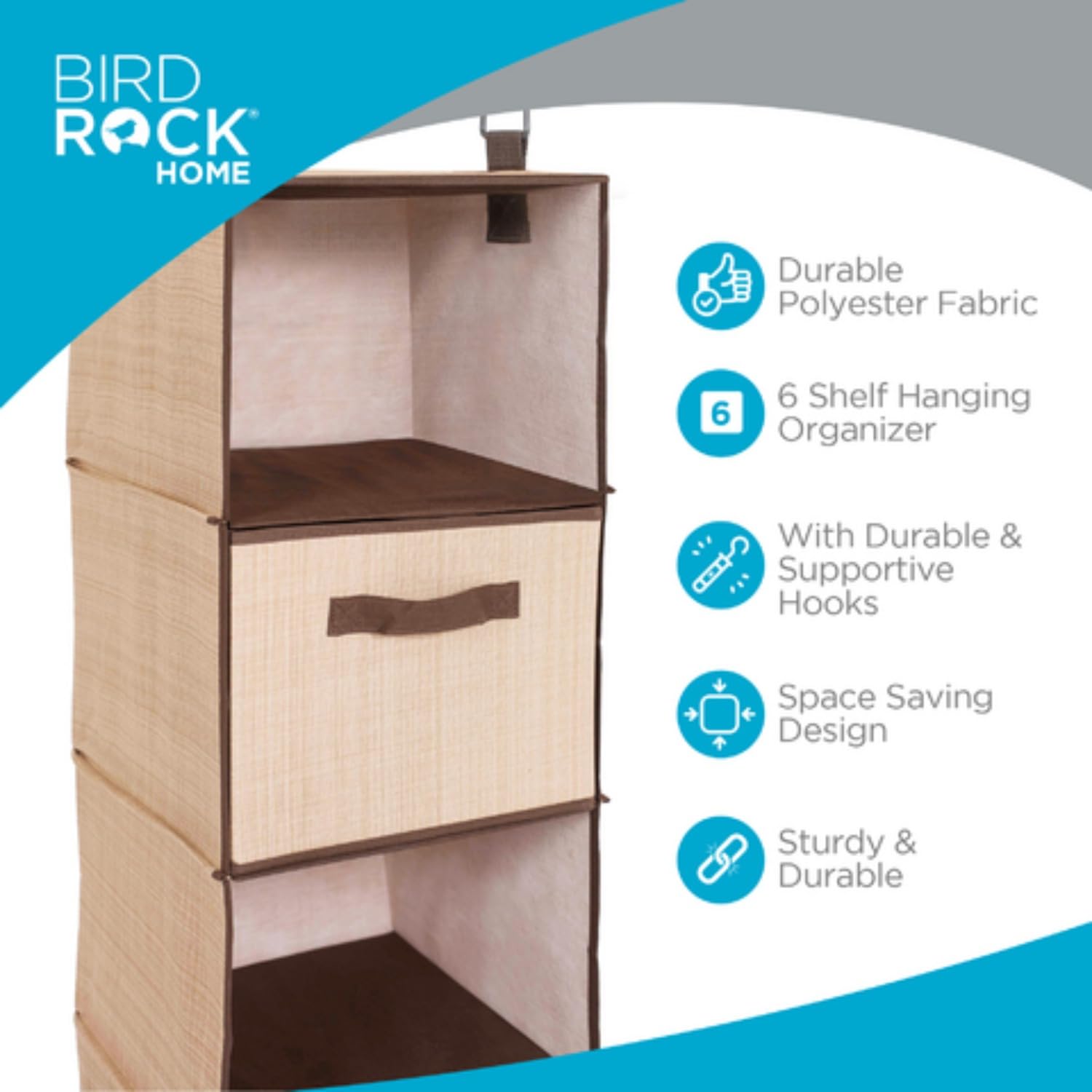 Best 3-Drawer Hanging Closet Organizer - 6-Shelf Fabric Storage for Clothes & Shoes - Space-Saving Dorm & Kids Room Solution