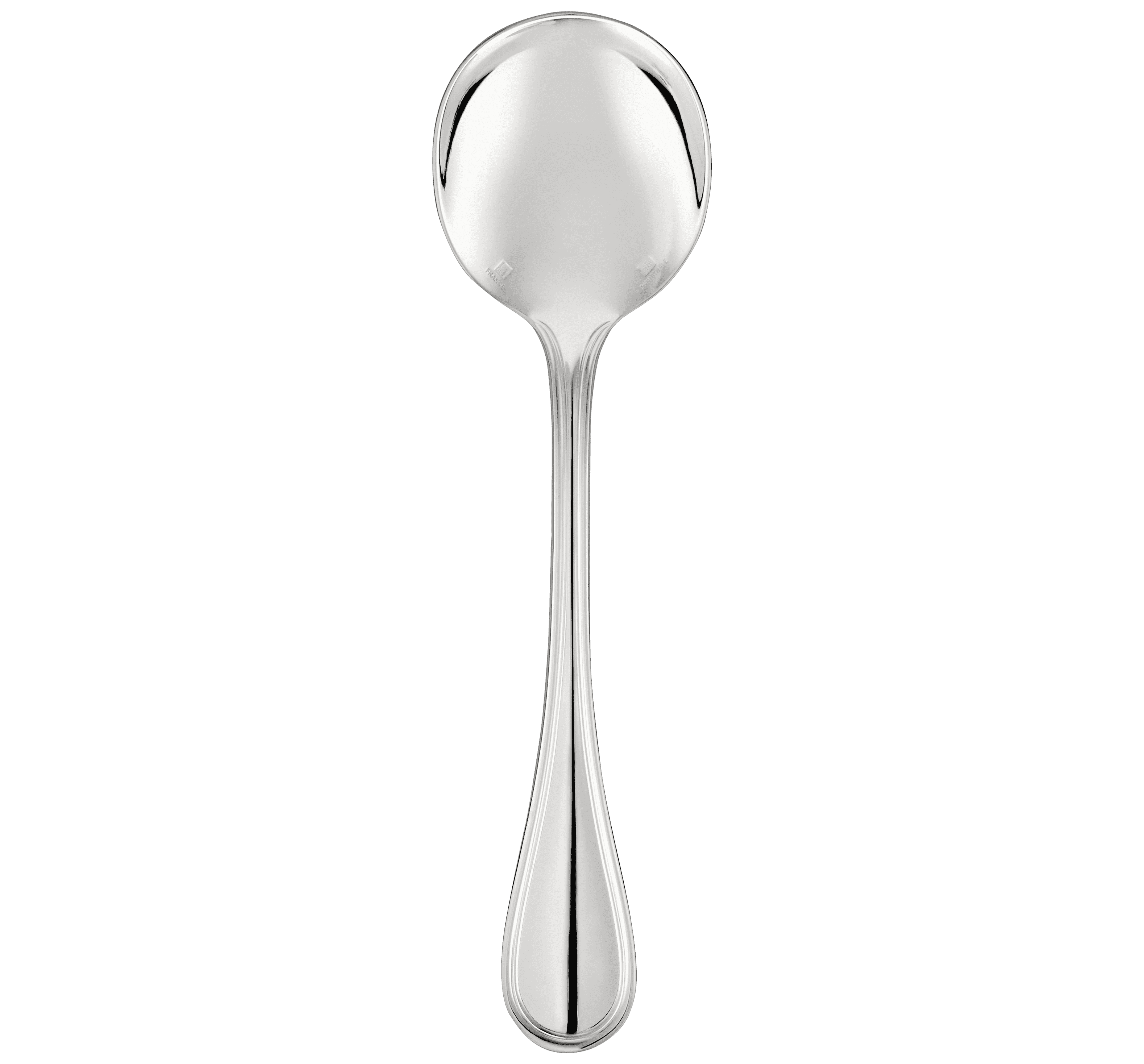 Premium Albi Silver Plated Cream Soup Spoon - Elegant Dessert & Soup Utensil for Fine Dining, Tea Parties & Formal Occasions