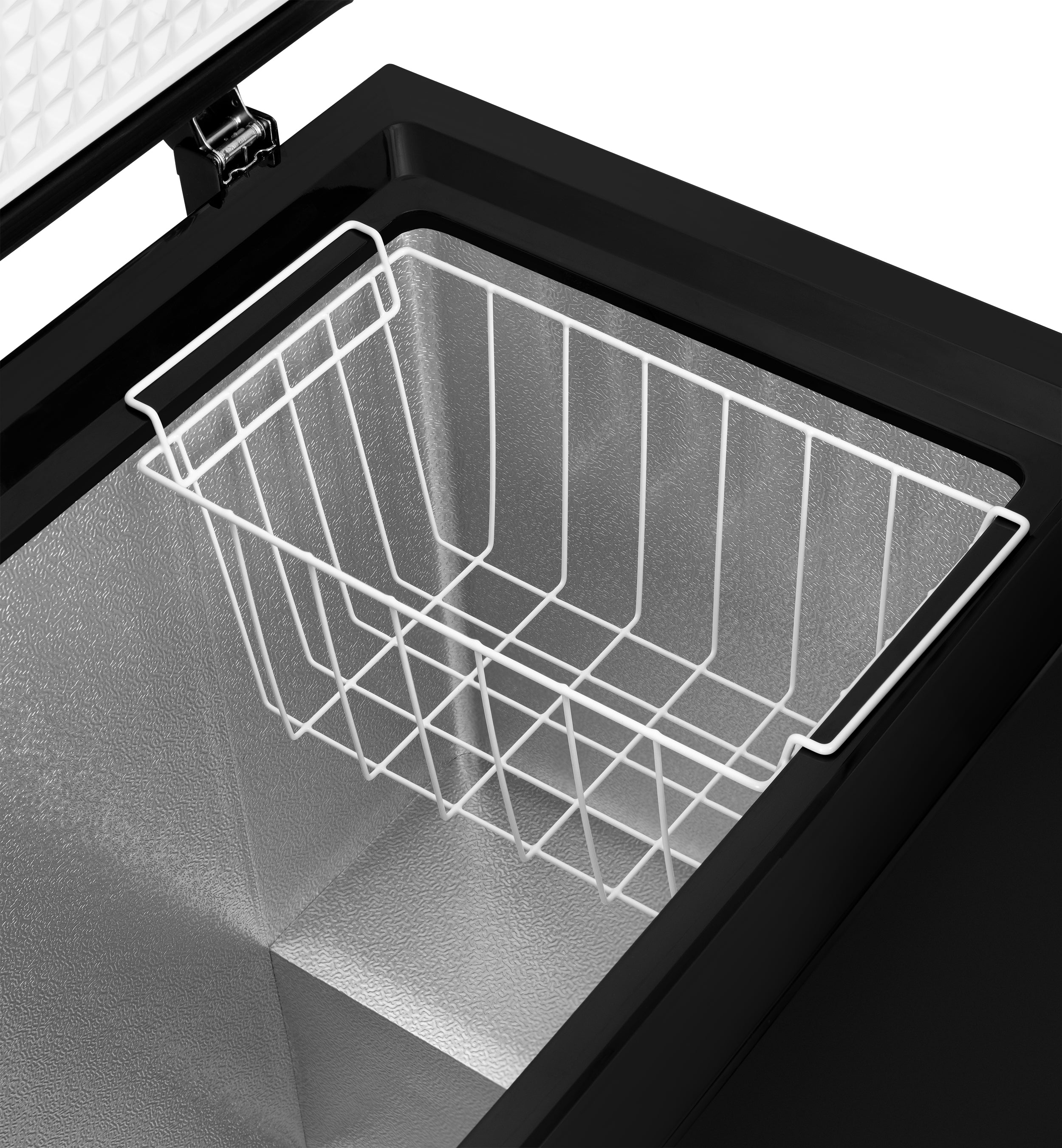 Newair® 6.7 Cu. Ft. Compact Chest Freezer - Energy Efficient Deep Freezer for Home, Garage, or Basement - Perfect for Storing Meat, Frozen Food & Ice Cream - Black