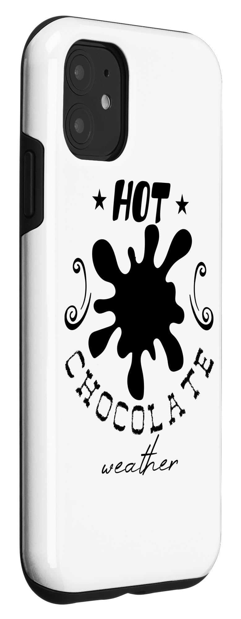 Funny Chocolate Lover iPhone 11 Case - Perfect for Coffee & Weather Lovers