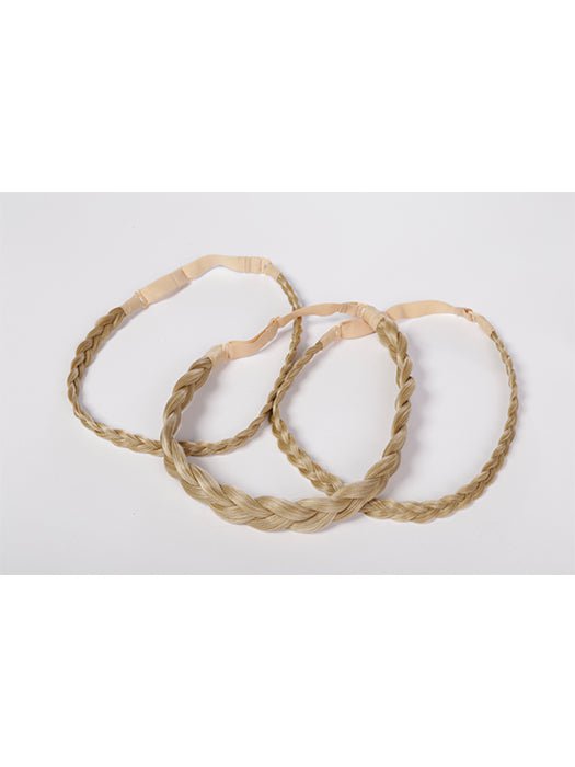 3-Piece Braid Band Kit | Synthetic Hair Headbands for Women & Girls - Perfect for Workouts, Yoga, and Everyday Styling