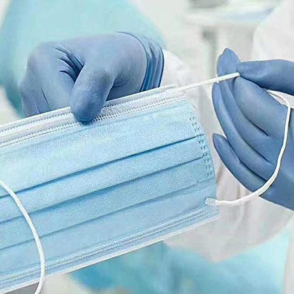 50-Pack Disposable Face Masks - 3-Ply Breathable Protection for Daily Use, Travel & Public Safety | Latex-Free & Comfortable Ear Loops