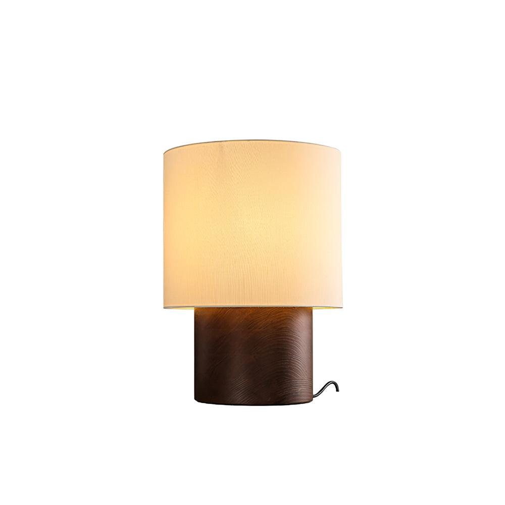 Japanese Wabi Sabi Table Lamp - Handmade Ceramic Bedside Light with Natural Texture | Perfect for Zen Bedroom, Meditation Space & Japandi Home Decor
