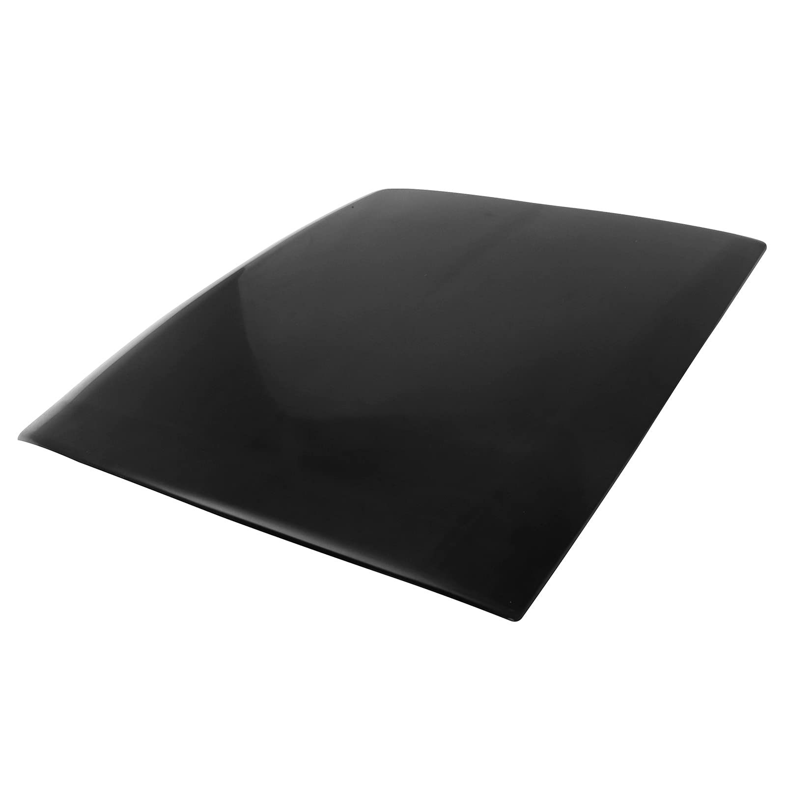 IKON MOTORSPORTS Hood Cover for 2013-2014 Ford Mustang V6 GT Boss - Unpainted Black PU Replacement Hood | Durable GT Style Bonnet | Perfect for Car Upgrades, Racing & Body Kits Enhancement