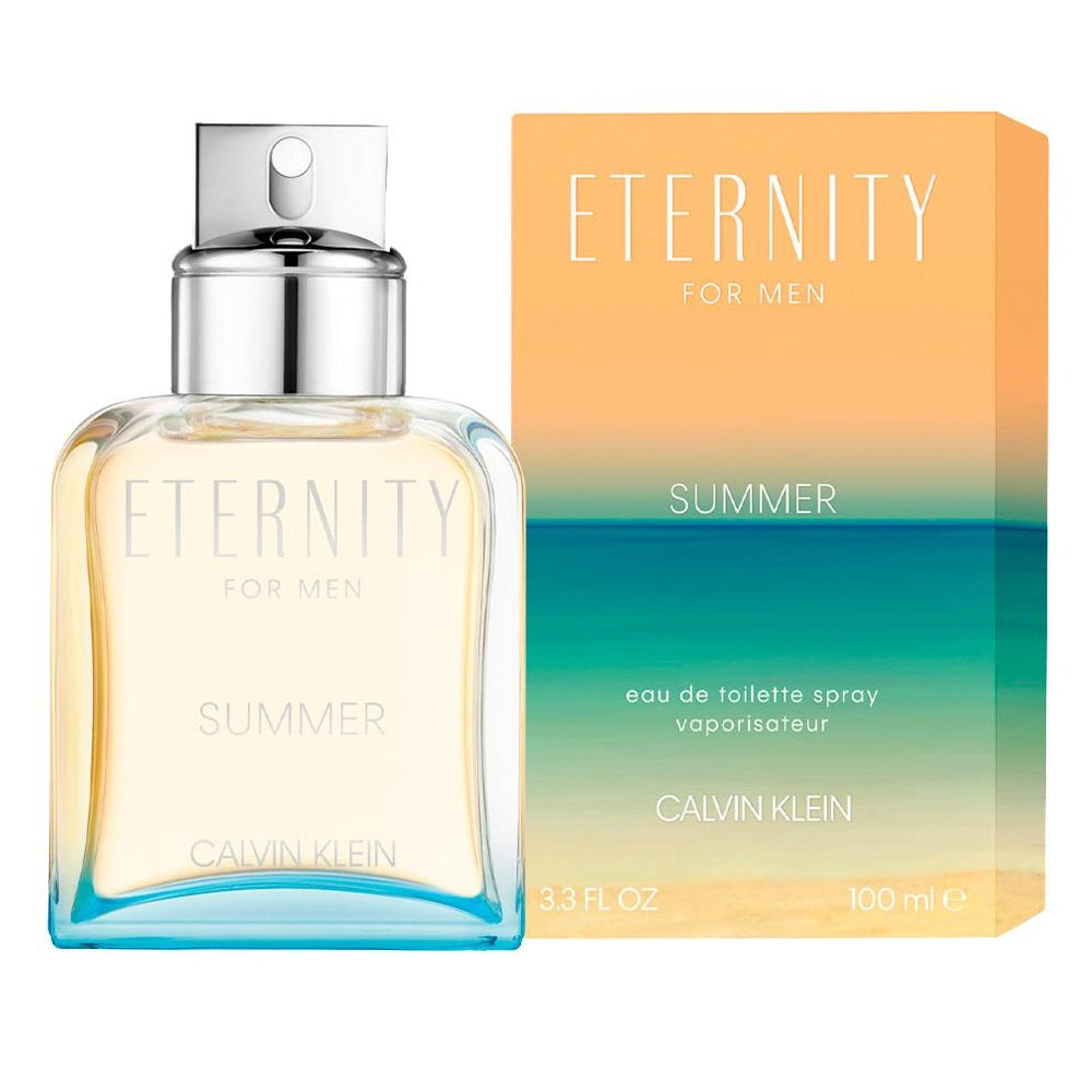 Calvin Klein CK Eternity Summer 100ML Eau de Toilette Spray for Men - Fresh Summer Cologne, Daytime & Evening Wear, Gift for Him