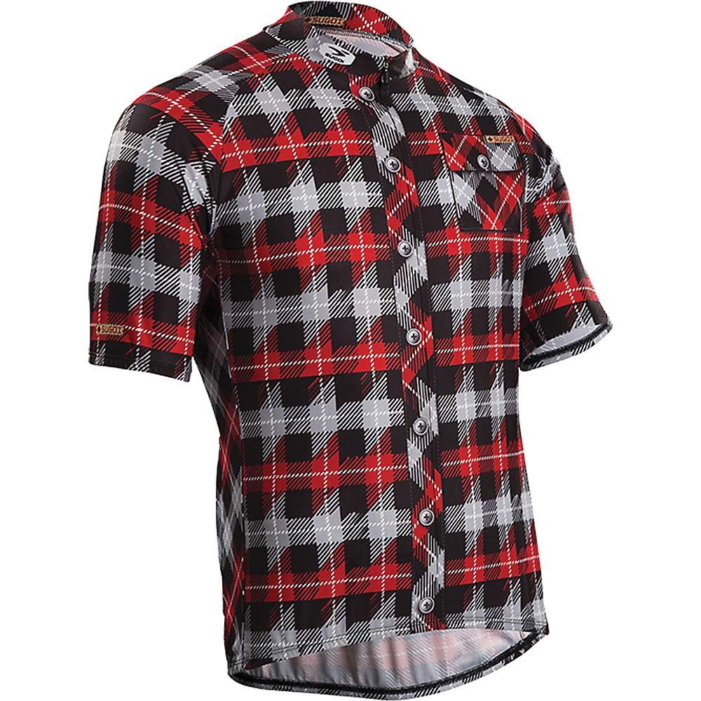 Sugoi Men's Lumberjack Cycling Jersey - Breathable Bike Shirt for Mountain & Road Biking - Comfortable Performance Apparel for Outdoor Sports