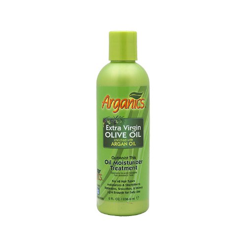 Arganics Outmoist Argan Oil Hair Moisturizer Treatment - 8 oz | Deep Conditioning for Dry, Damaged Hair | Perfect for Daily Hydration & Salon-Quality Results at Home
