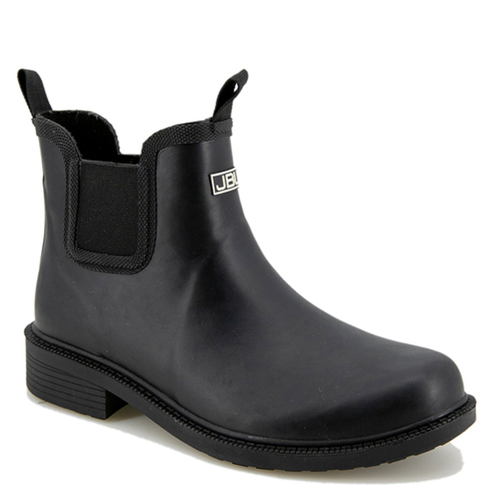JAMBU Women's Chelsea Rain Boots - Waterproof Ankle Boots for Wet Weather, Gardening, and Outdoor Activities | Final Sale