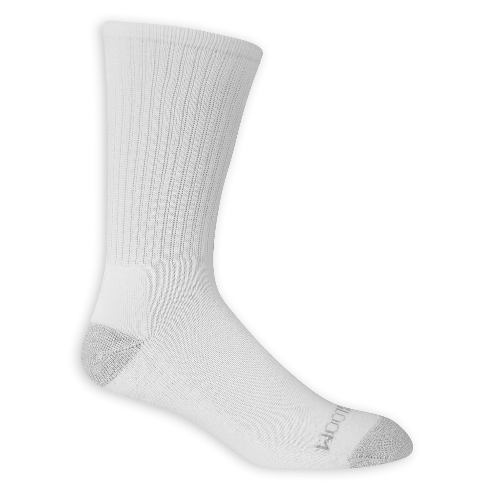 Fruit of the Loom Men's Dual Defense Crew Socks 12-Pack - Moisture Wicking & Odor Control Athletic Socks for Work, Sports & Everyday Comfort