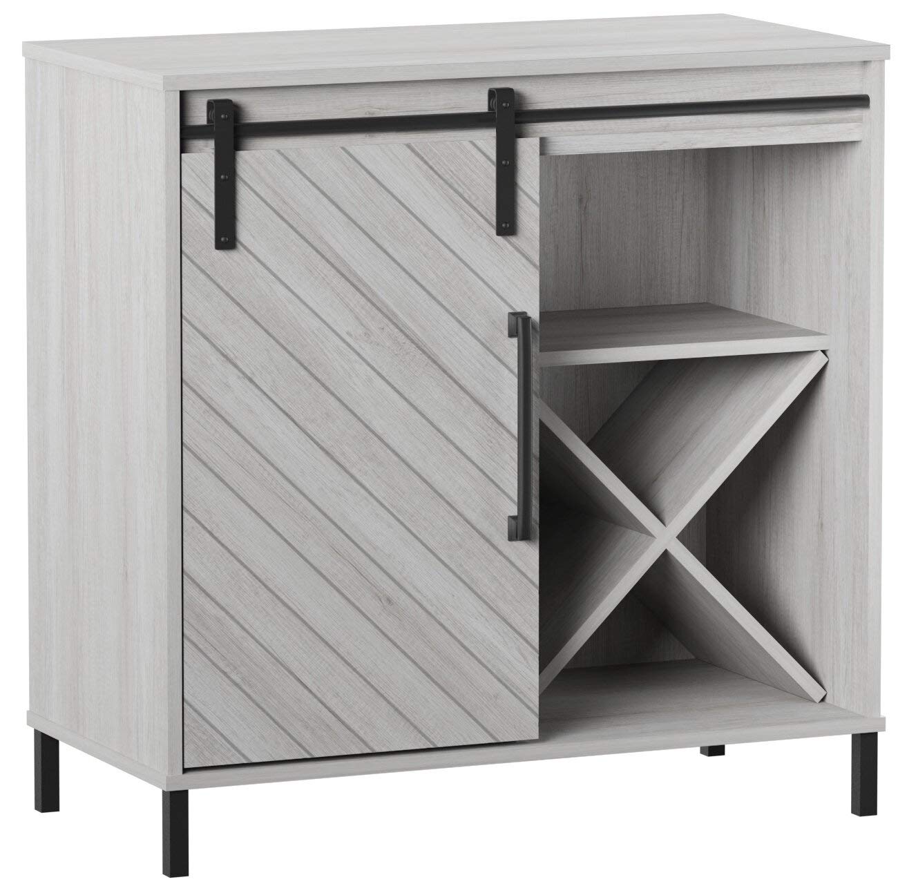 Ruth 1 Door Accent Cabinet with 2 Interior Shelves - 31.63