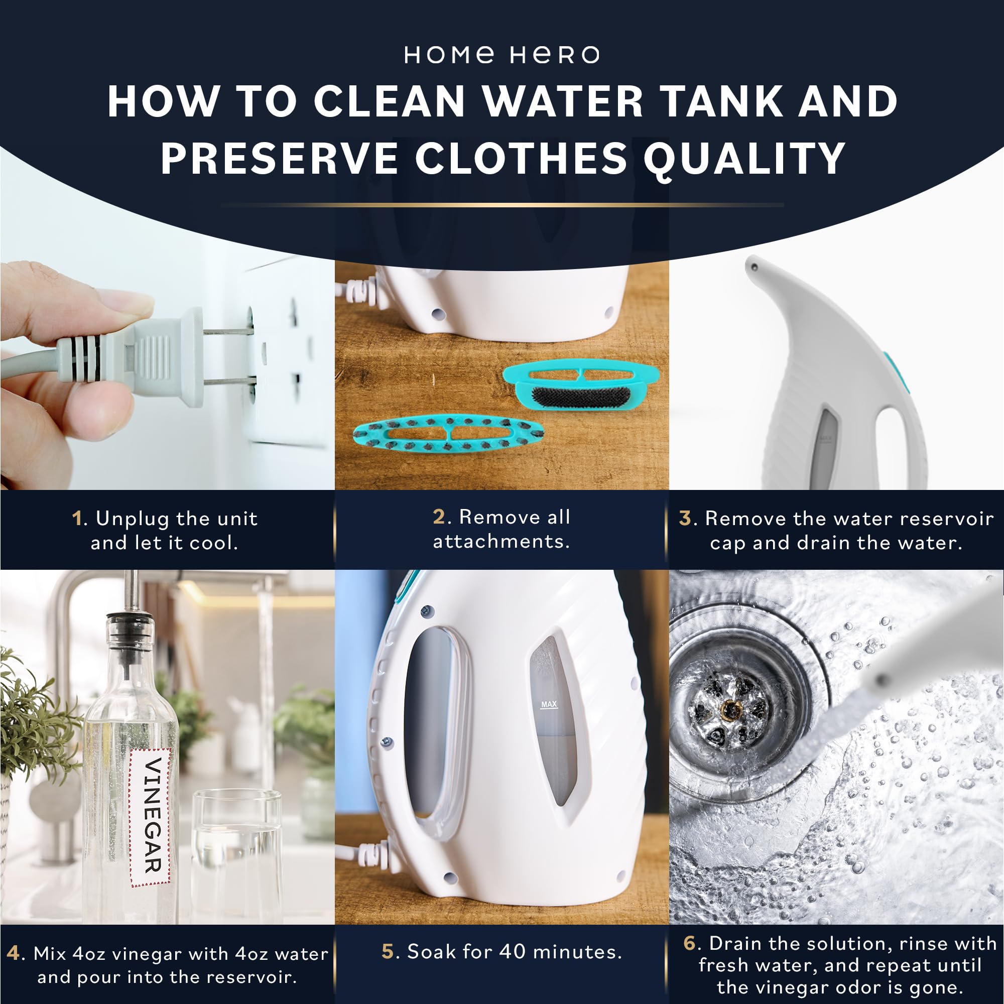 Portable Handheld Clothes Steamer - 3-in-1 Travel Garment Steamer with 180ml Tank, Wrinkle Remover & Fabric Refresher (Blue) | Perfect for Home, Office, Travel & Quick Outfit Prep