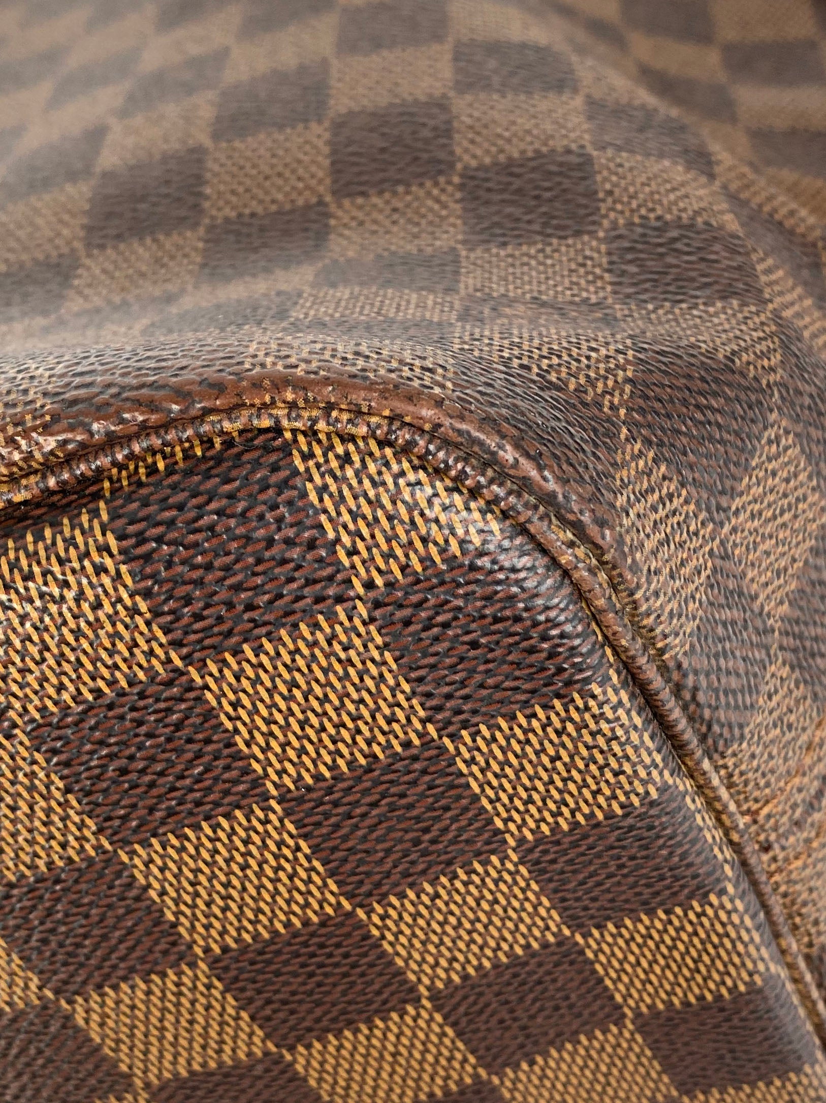 Louis Vuitton Damier Ebene Neverfull MM Tote Bag - Luxury Designer Handbag for Women, Perfect for Work, Travel & Everyday Use
