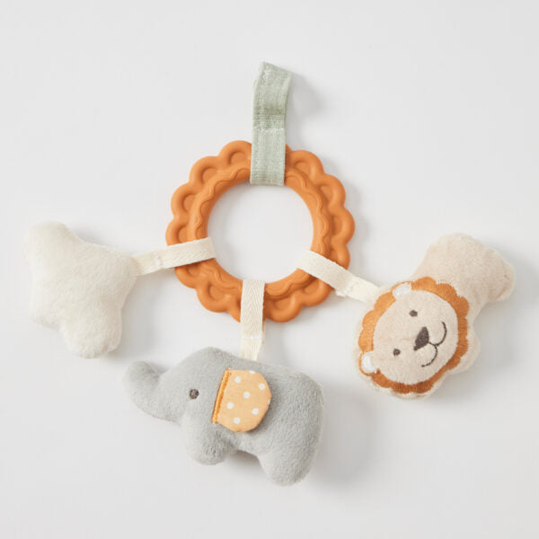 Safari Friends Crinkle Activity Toy for Babies - Soft Animal Sensory Toys for Infants & Toddlers - Perfect for Playtime, Teething, and Early Learning Development
