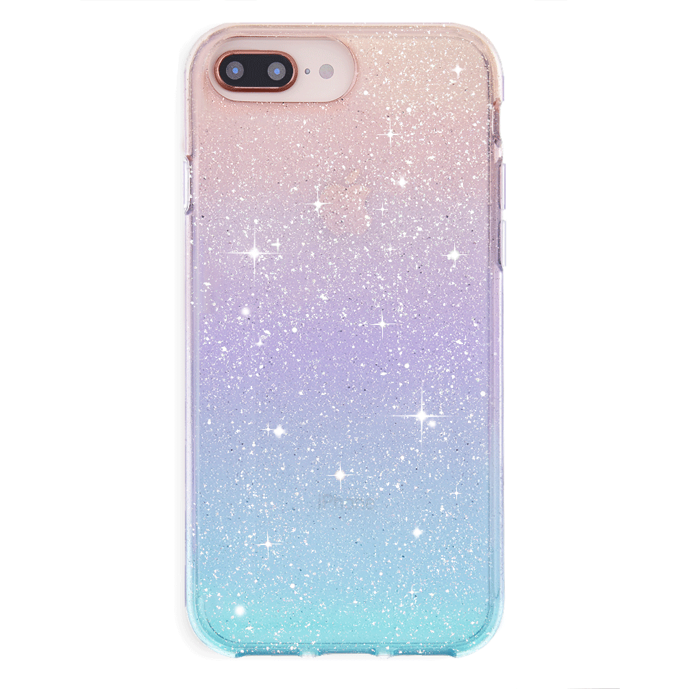 Ombre Stardust Glitter iPhone Case - Sparkling Protective Cover for iPhone 13/14/15 - Trendy Fashion Accessory for Women & Girls - Perfect for Parties, Daily Use & Gift Giving
