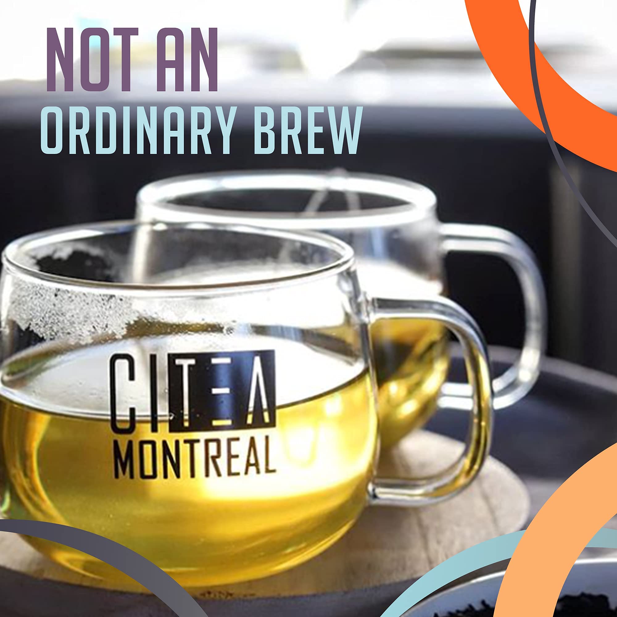 Citea - Relax Herbal Tea, Caffeine-Free Daily Wellness Tea in Crystal Clear Pyramid Tea Bags, 2g x 24 Bags (48g, 2 Pack) - Perfect for Stress Relief, Evening Relaxation & Bedtime Routine
