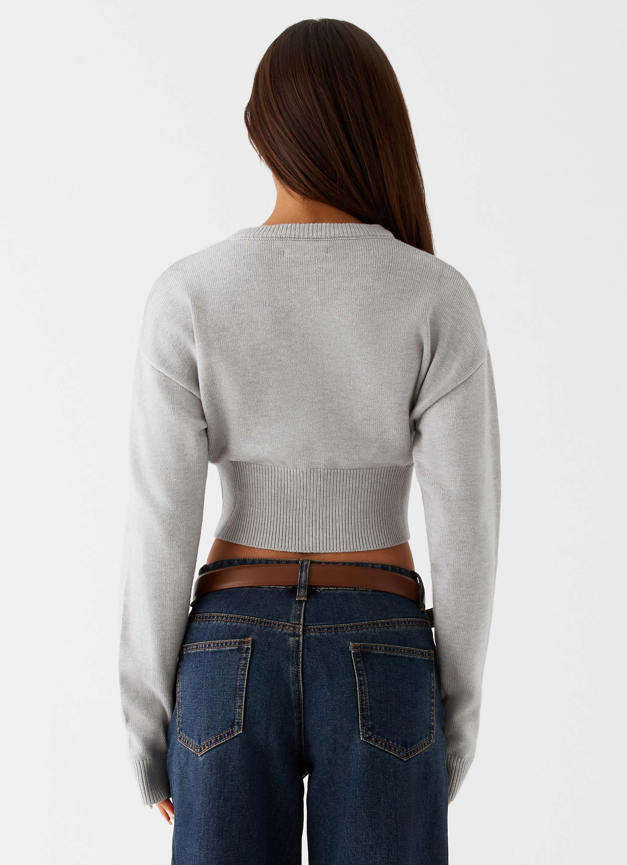 Cozy Grey Knit Cardigan for Women - Soft & Stylish Fall Layering Piece | Perfect for Casual Outfits, Office Wear & Coffee Dates