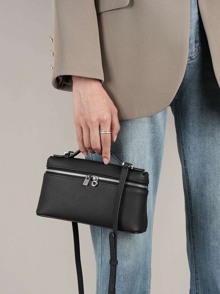 Stylish Mini Leather Crossbody Bag for Women - Fashionable & Compact Handbag for Everyday Use, Travel & Date Nights