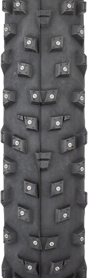 45NRTH Wrathchild Winter Bike Tire 27.5 x 3.0 Tubeless Black 60TPI with 252 Concave Carbide Studs - Extreme Traction for Snow & Ice Cycling, Mountain Biking in Cold Conditions