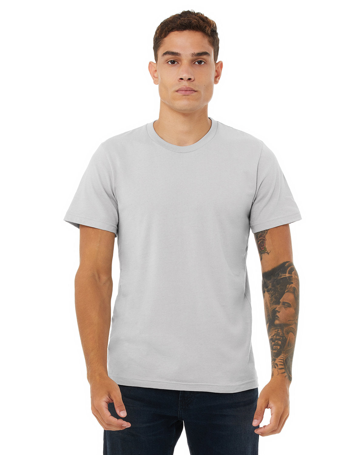Bella + Canvas 3001C Unisex Jersey Short Sleeve T-Shirt - Soft Cotton Crewneck Tee for Men & Women - Perfect for Casual Wear, Screen Printing, and Everyday Outfits