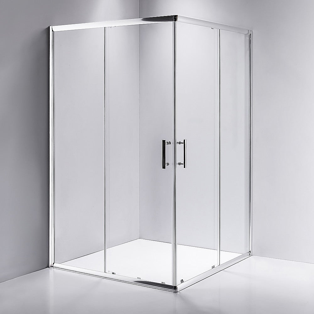 Della Francesca 1200 x 1000mm Sliding Door Shower Screen with Nano Safety Glass - Perfect for Modern Bathrooms & Spa-Like Showers