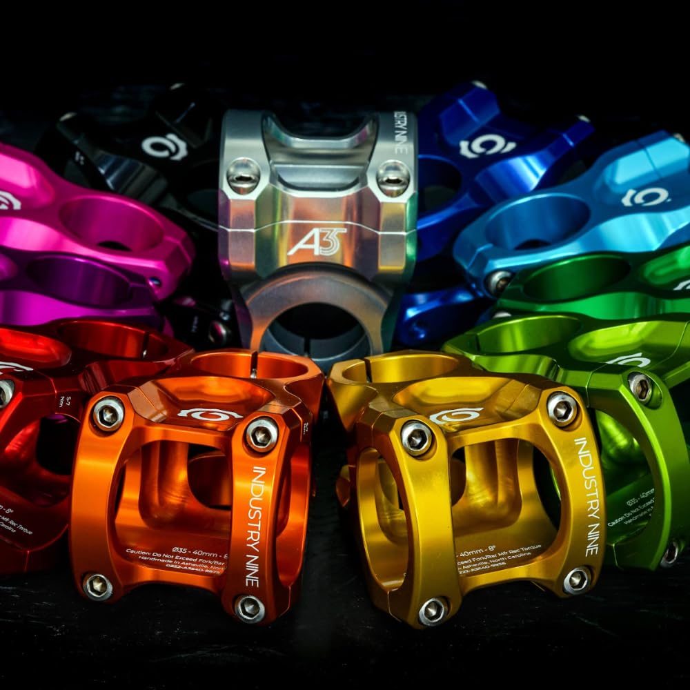 Industry Nine A35 Bike Stem - Lightweight Aluminum Mountain Bike Stem (1 1/8
