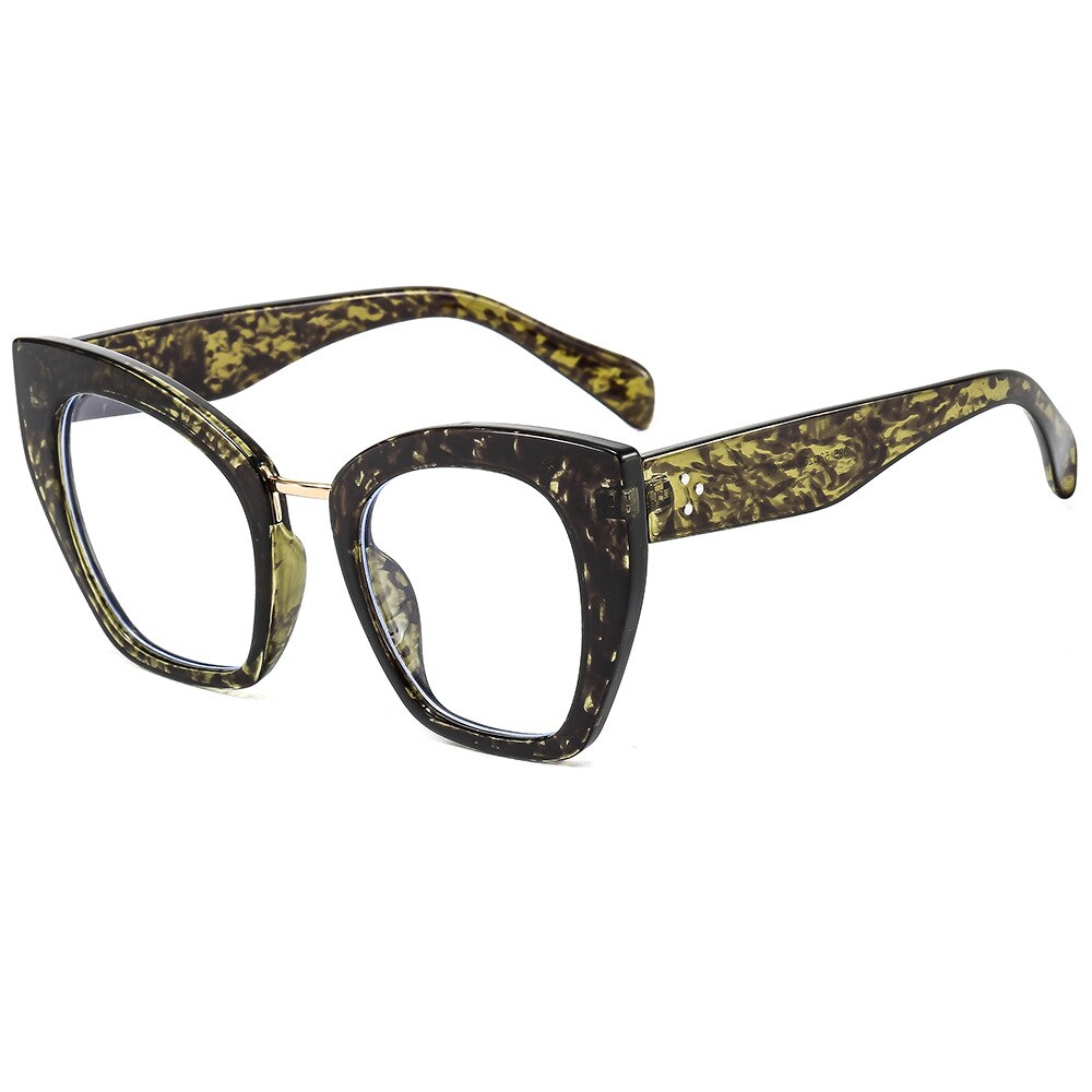 Blue Light Blocking Glasses for Computer & Reading - Square Anti-Glare Prescription Frames (Unisex) | Reduce Eye Strain for Office Work, Gaming & Screen Time