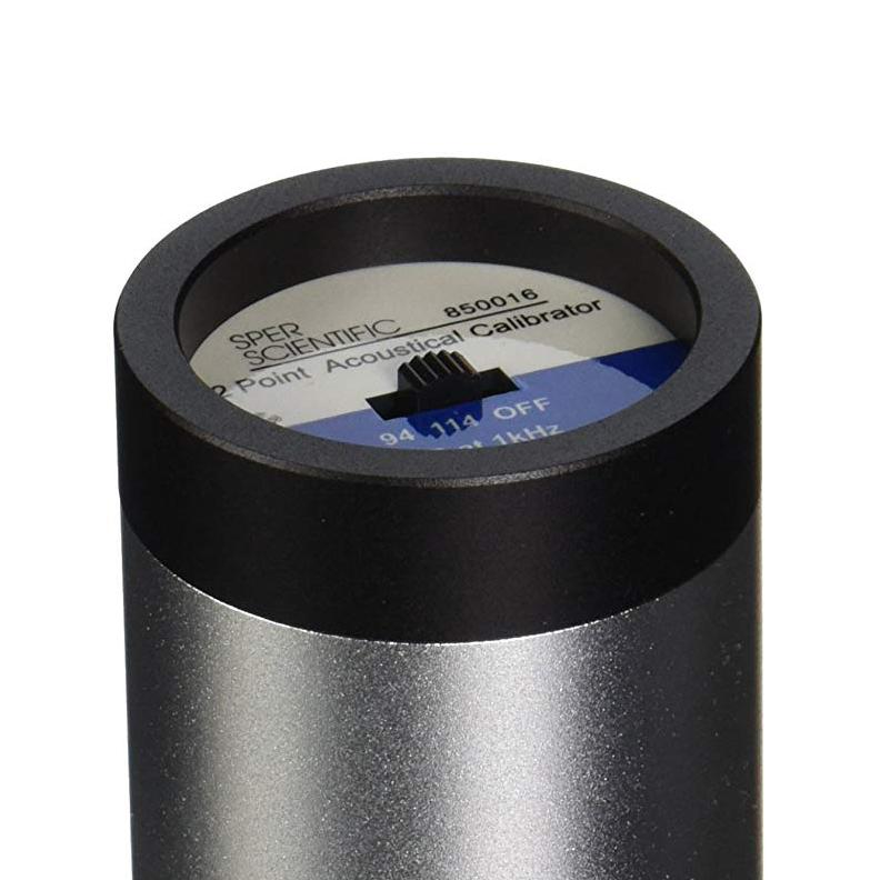 2-Point Class 2 Acoustic Calibrator - Professional Sound Level Meter Calibration Tool for Industrial & Environmental Noise Testing