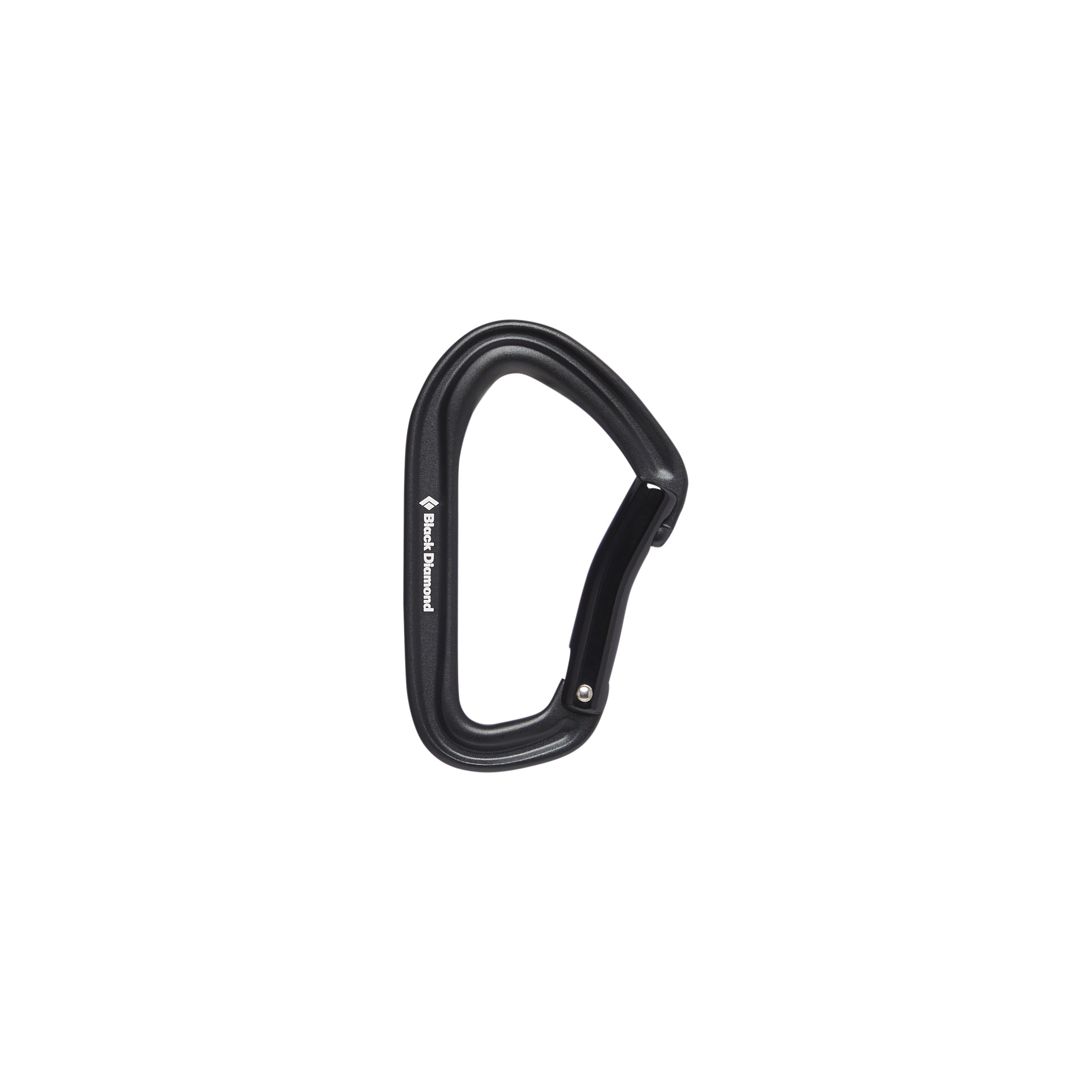 Hotforge Bent Gate Carabiner - Heavy Duty Climbing Carabiner for Rock Climbing, Hiking & Outdoor Adventures - Durable Aluminum Alloy Locking Carabiner with Keylock Design