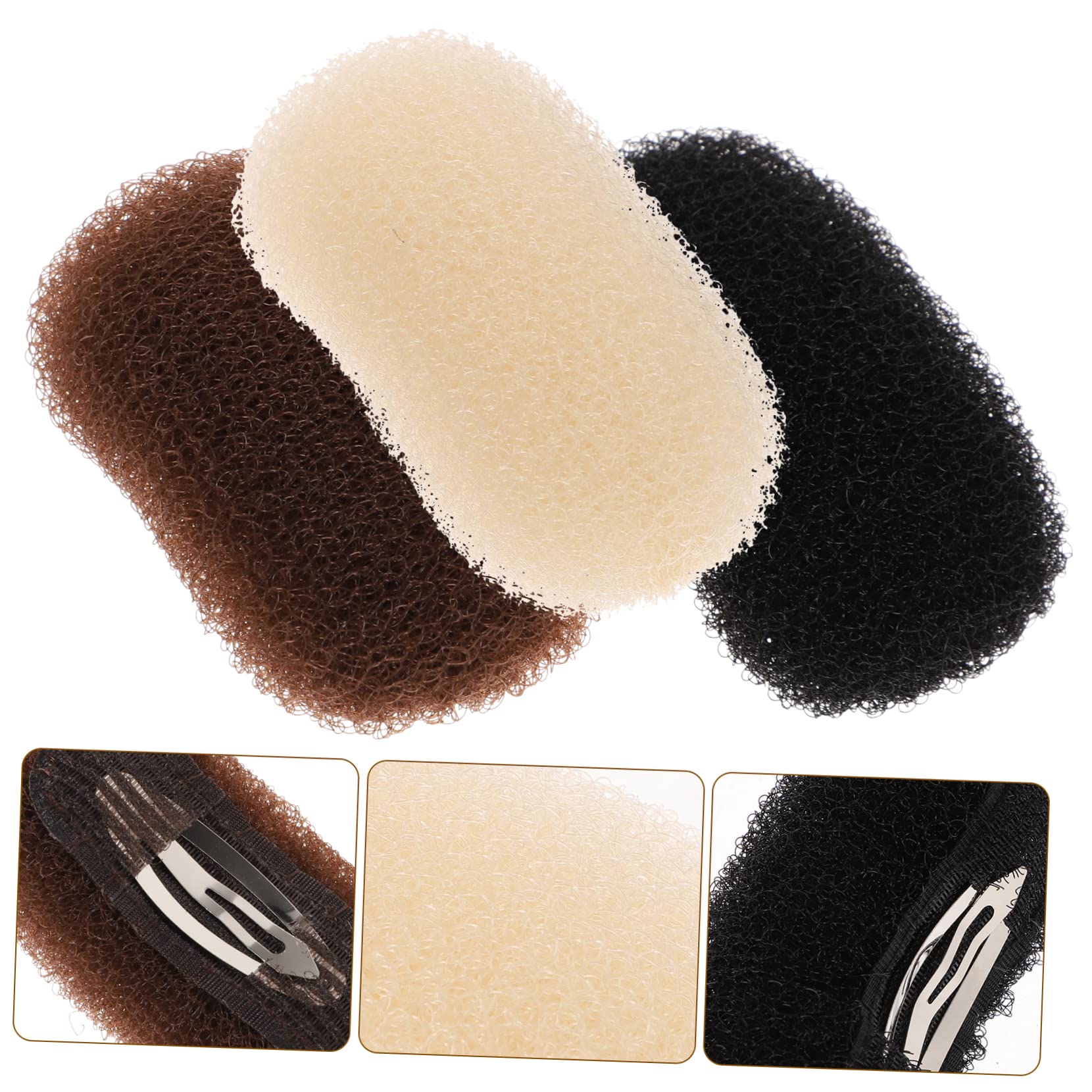 FOMIYES Hair Bump Tool for Women - Elegant Bun Clips for Updos & Volume